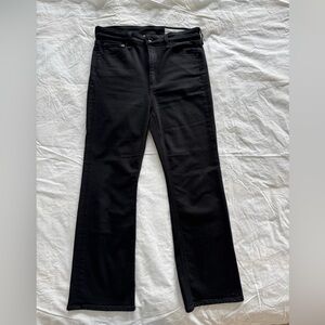 Rag & Bone,  Nina High Rise Ankle Flare, Black, size 28
